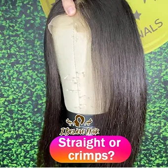 Straight or crimps